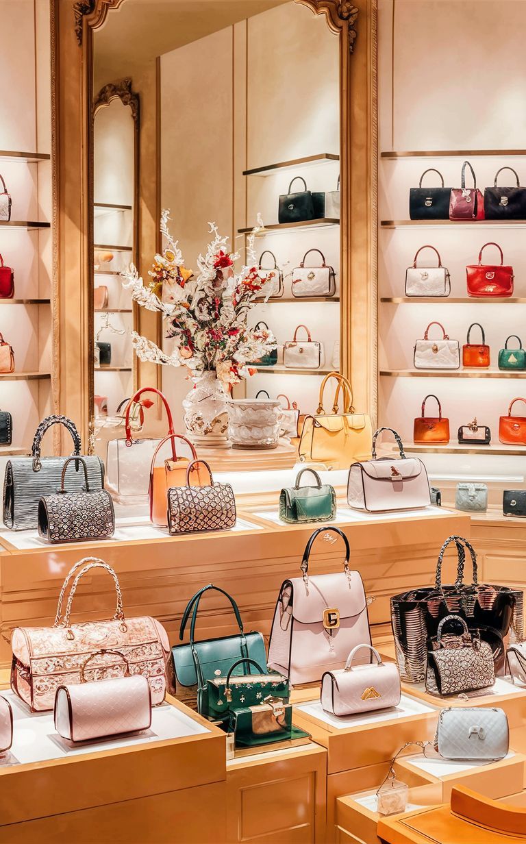 Luxury Bags Display